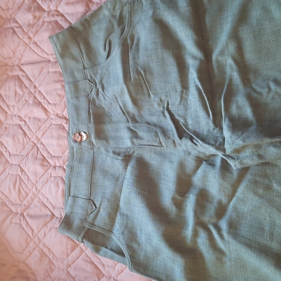 NWOT Modcloth Green Pants - Size 8 - Picture 4 of 7